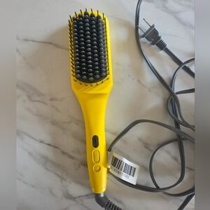 DryBar Brush Crush Yellow Hair Straightening Brush Used Once